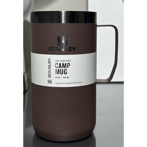 NWT STANLEY THE FALL REFRESH STAY HOT CAMP MUG | 24 OZ, ESPRESSO DARK BROWN - Picture 1 of 4